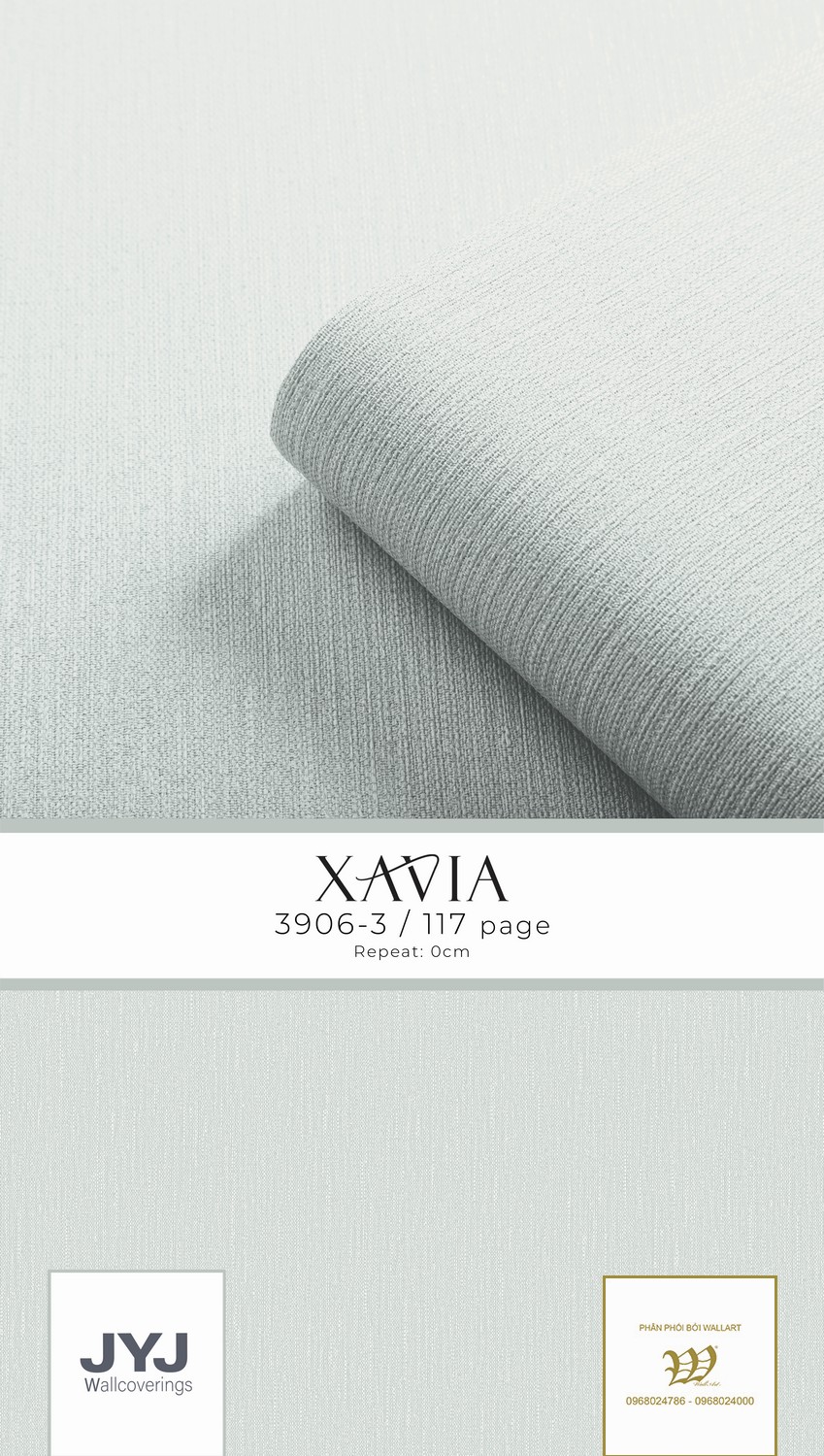 Giấy dán tường vân tăm dọc  Xavia 3906-3